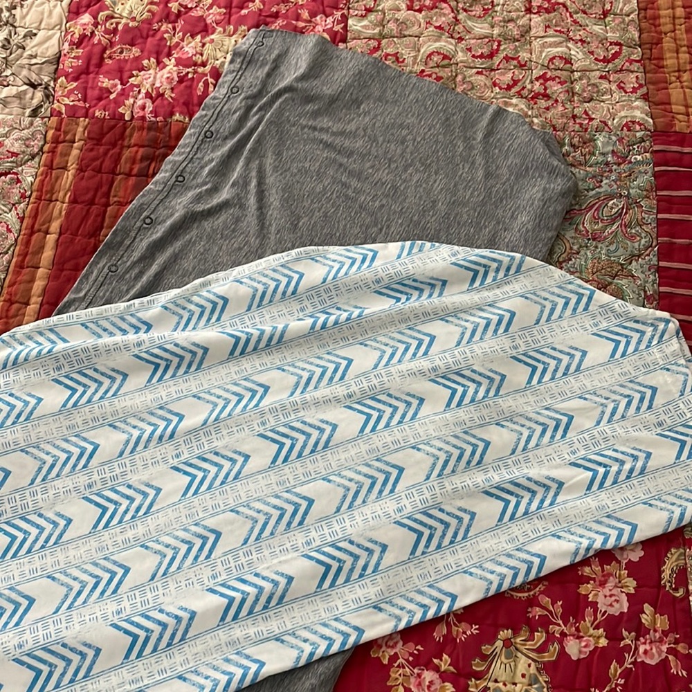 Two nursing covers